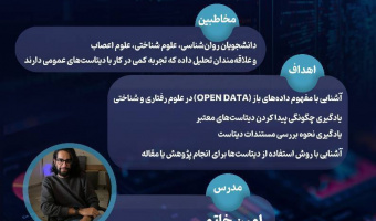 آشنایی و نحوه استفاده از دیتاسِت‌های آماده در پژوهش‌های روان‌شناسی و علوم شناختی